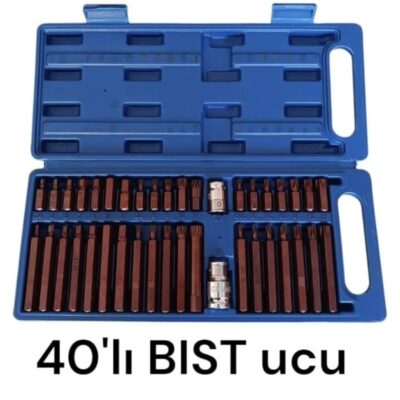 40 Adet Yıldız Spline Altıgen Soket Bit Seti