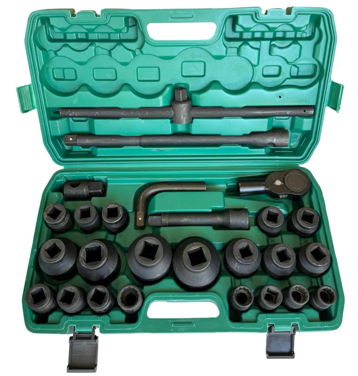 27 Parça 3/4 Kısa Havalı Lokma Seti Çantalı