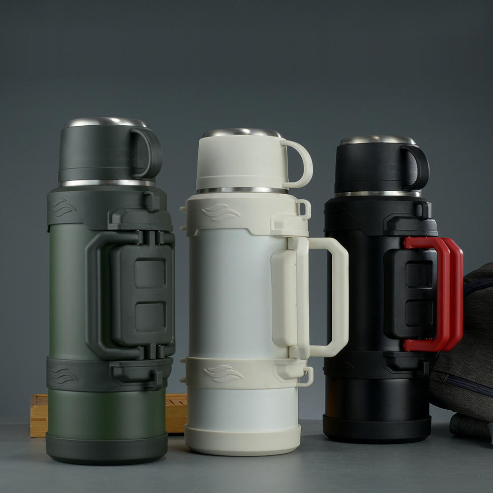 Termos Paslanmaz Çelik Kampçı | 2L, 3L, 4L | 48 Saat Sıcak Soğuk Tutucu